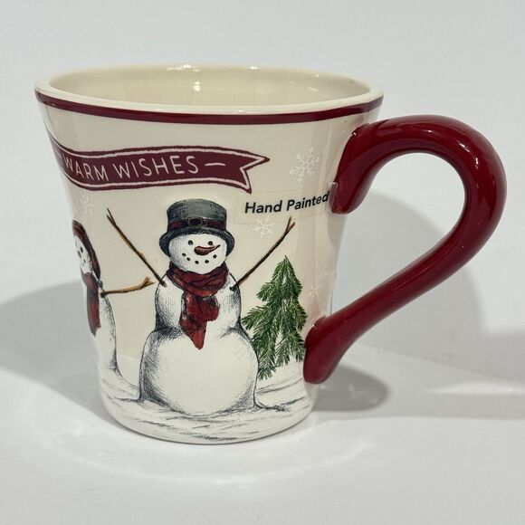 Royal Seasons Snowman Mug & Bowl Set St Nicholas Square Yuletide Stoneware - Picture 14 of 16